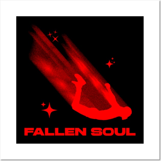 FALLEN SOUL RED Wall Art by Unexpected